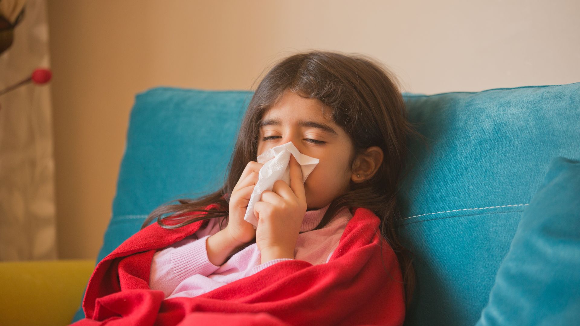 Enfants malades en hiver